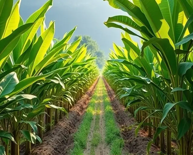 Premium kratom field cultivation